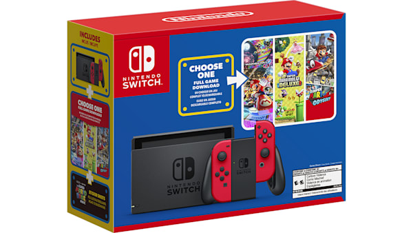 Nintendo switch super mario bundle discount